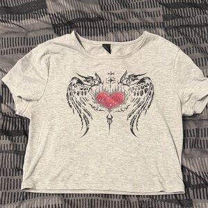 SHEIN Gray Casual Tee